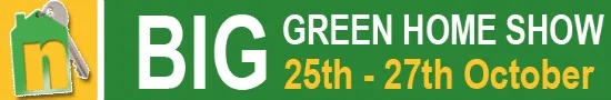 Banner for the Big Green Home Show, 25th to 27th October