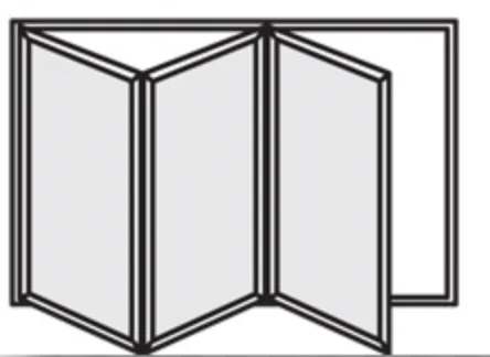Origin Aluminium Bifold - 3 Door, ex showroom