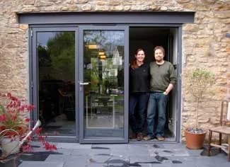 Cortizo Aluminium Bifold Door - 3 Door, Slate grey